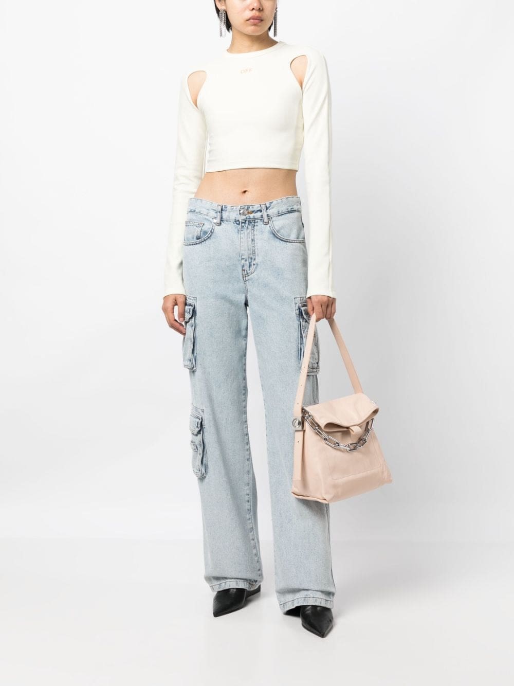 Off-White Ow Booster leather shoulder bag - Image 2