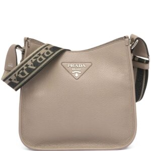 Prada triangle-logo hobo shoulder bag