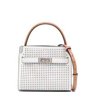 Tory Burch Lee Radziwill perforated shoulder bag