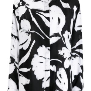 Michael Kors Collection  floral-print silk shirt