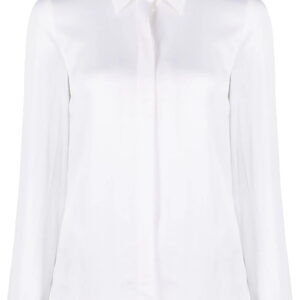 Michael Kors Collection  Hansen charmeuse long-sleeve shirt