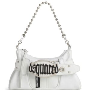 DSQUARED2 Gothic logo-plaque leather shoulder bag