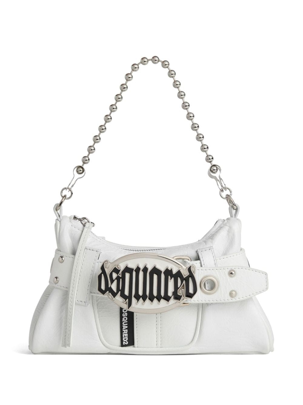DSQUARED2 Gothic logo-plaque leather shoulder bag