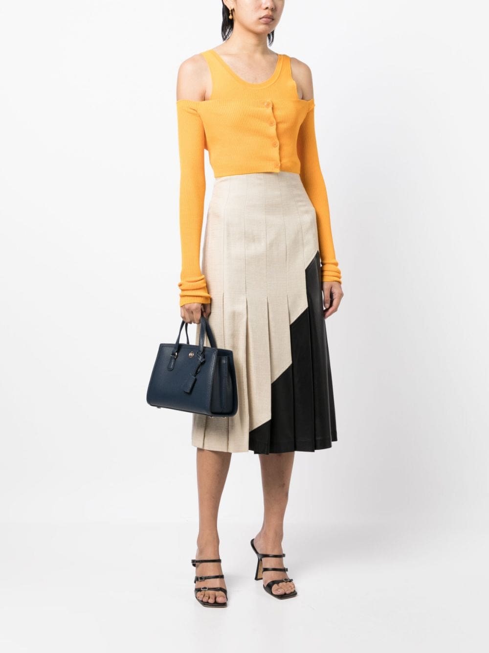 Michael Kors small Chantal pebbled tote bag - Image 2