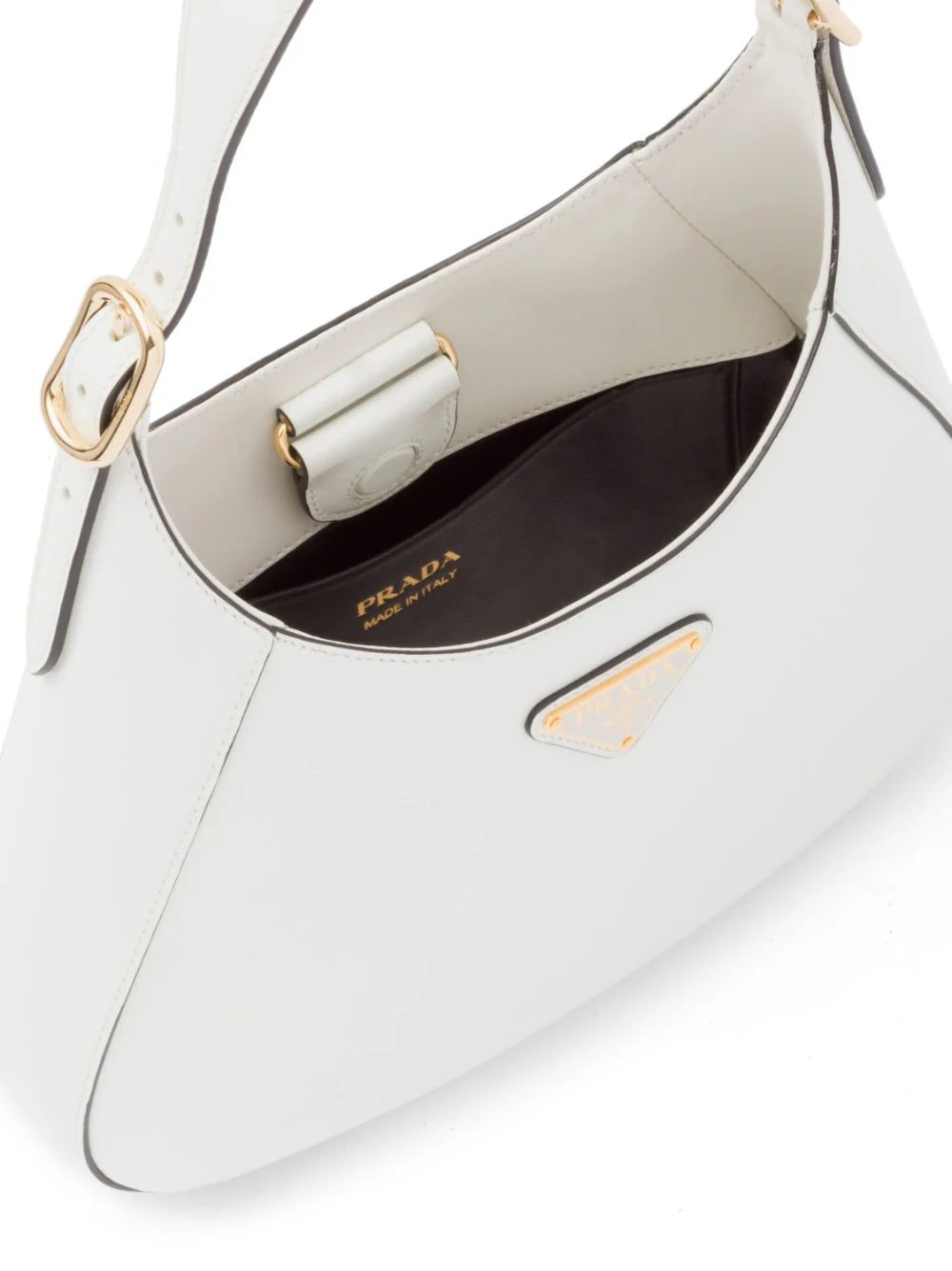 Prada leather shoulder bag - Image 3