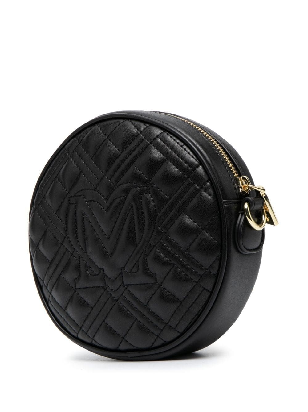 Love Moschino quilted round-shape mini cross-body bag - Image 3