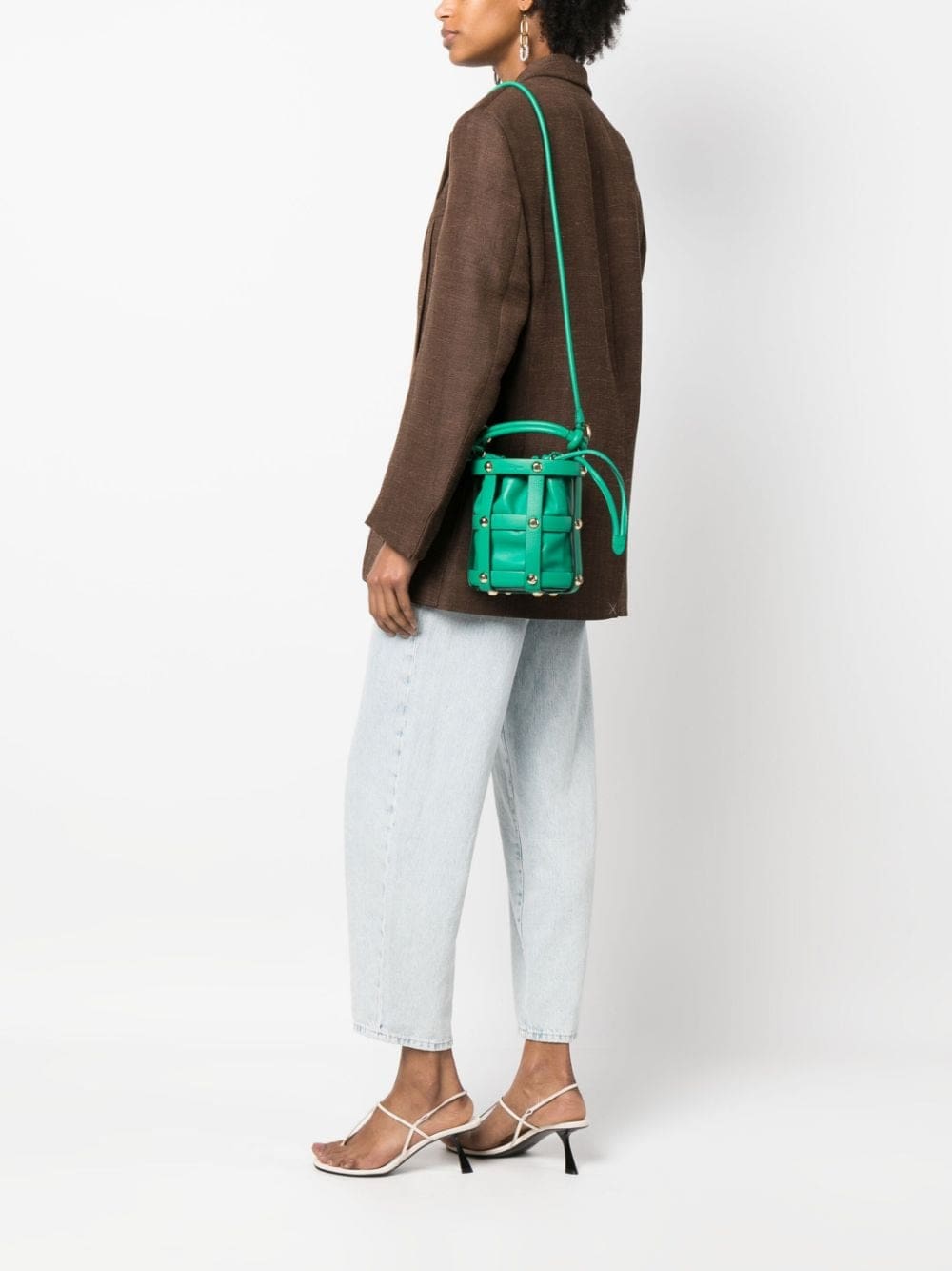 Ferragamo caged-design bucket bag - Image 2