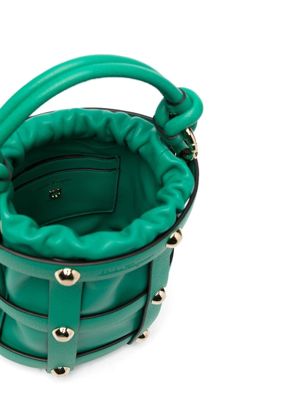 Ferragamo caged-design bucket bag - Image 5