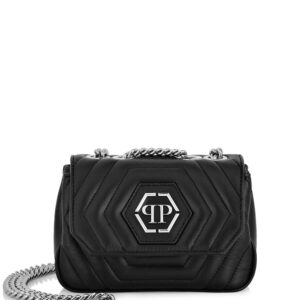 Philipp Plein small Hexagon leather shoulder bag
