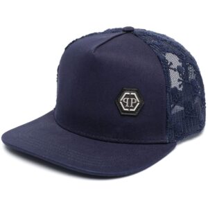 Philipp Plein logo-patch baseball cap