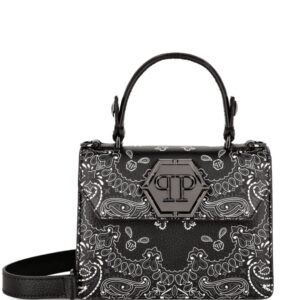 Philipp Plein Superheroine paisley leather bag