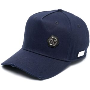 Philipp Plein logo-patch baseball cap