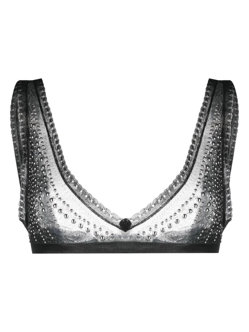Rabanne bead-embellished bra