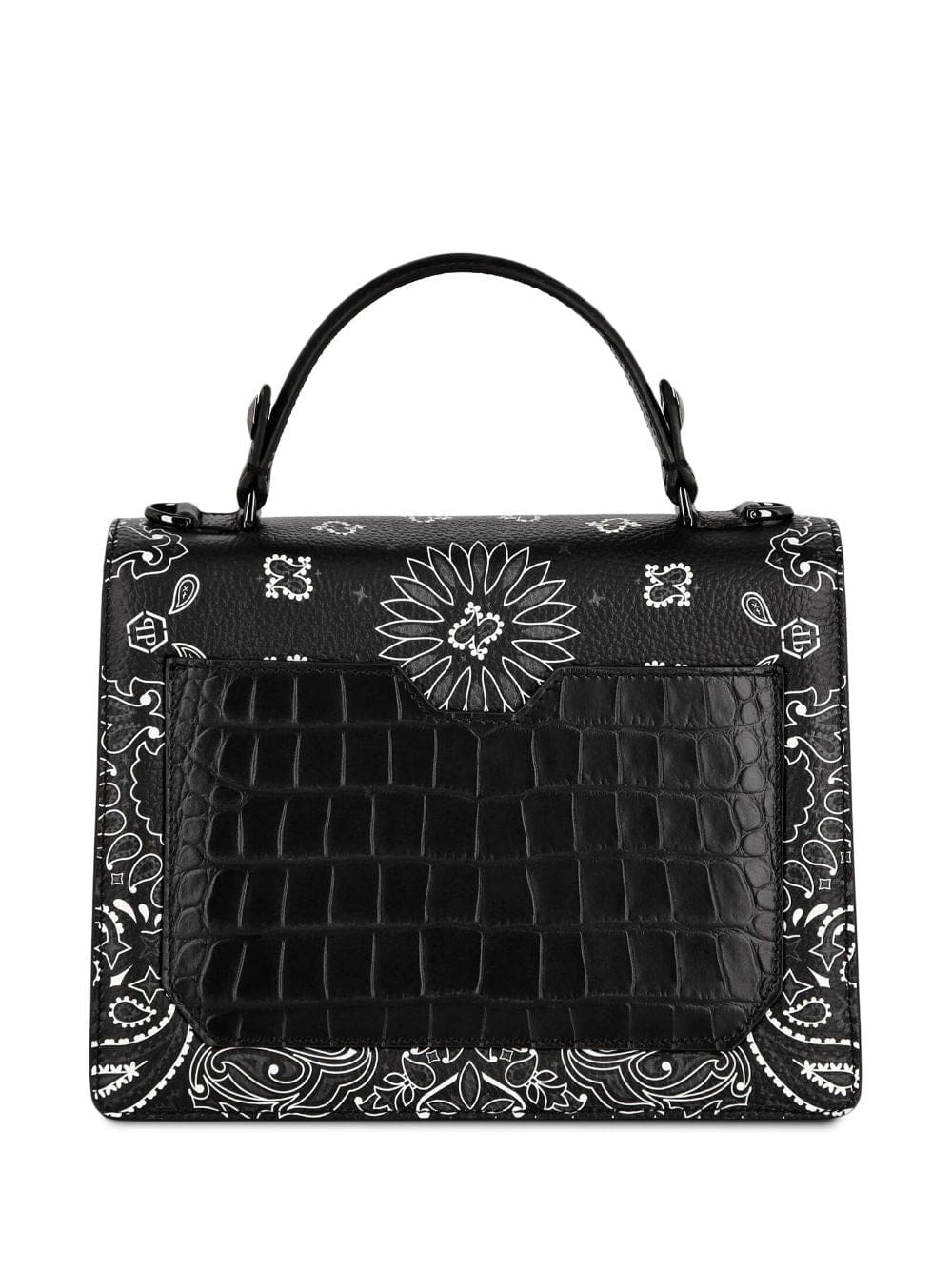 Philipp Plein medium Superheroin paisley leather bag - Image 3