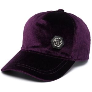Philipp Plein velvet-effect baseball cap