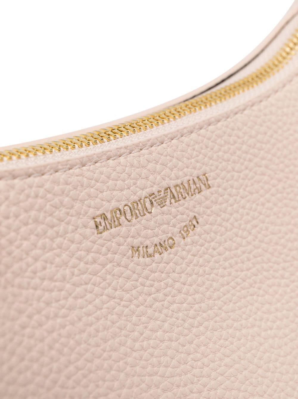 Emporio Armani engraved-logo faux-leather shoulder bag - Image 4