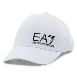Ea7 Emporio Armani logo-embroidered cotton cap