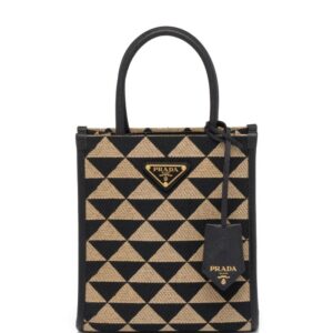 Prada Symbole embroidered mini bag