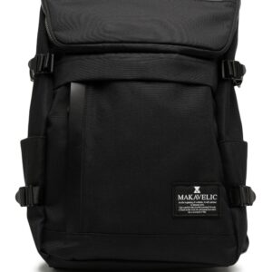 Makavelic multiple patch pockets logo-detail backpack