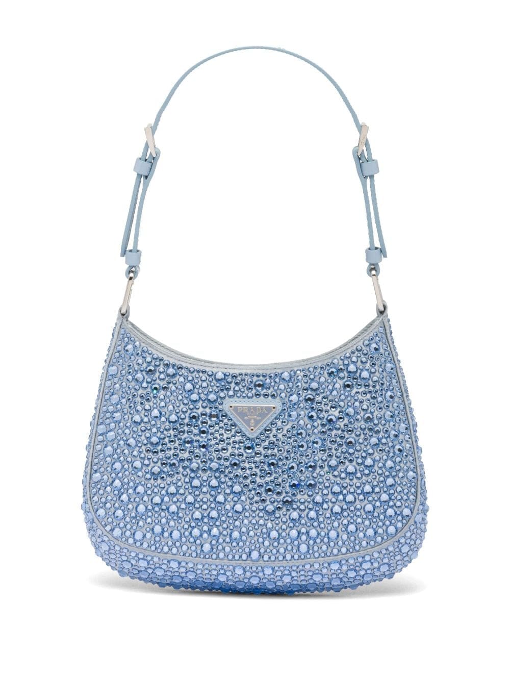 Prada Cleo crystal-embellished shoulder bag