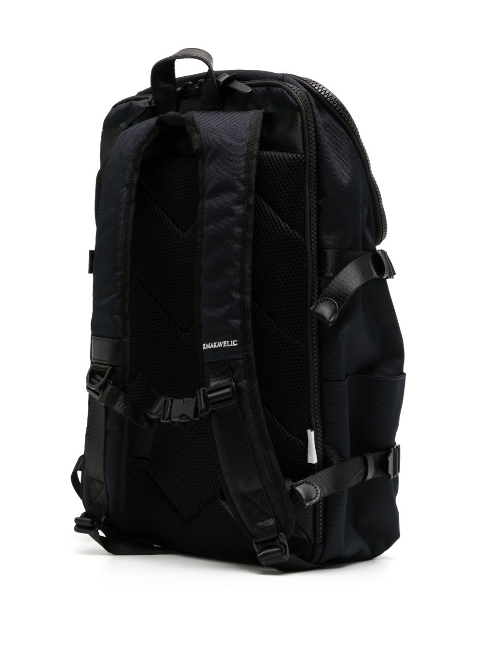 Makavelic zip-up logo-patch backpack - Image 3