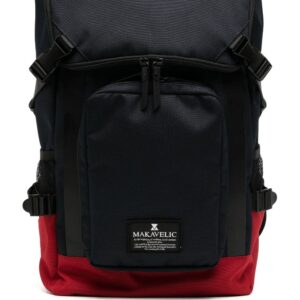 Makavelic multiple zip-fastening pockets backpack