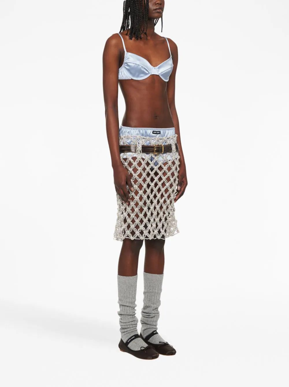 Miu Miu satin balconette bra - Image 3