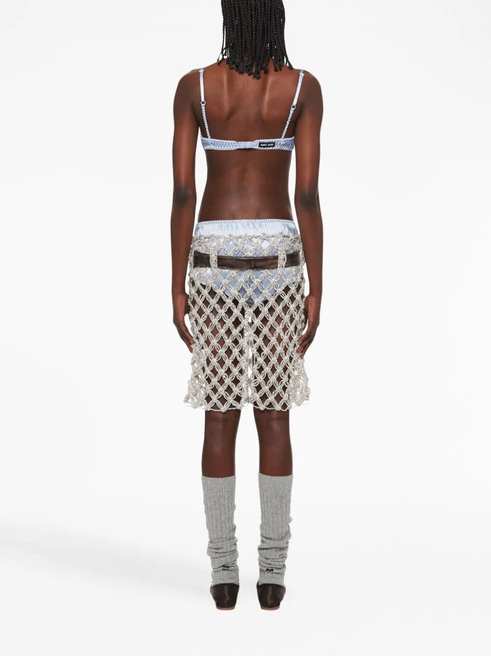 Miu Miu satin balconette bra - Image 4