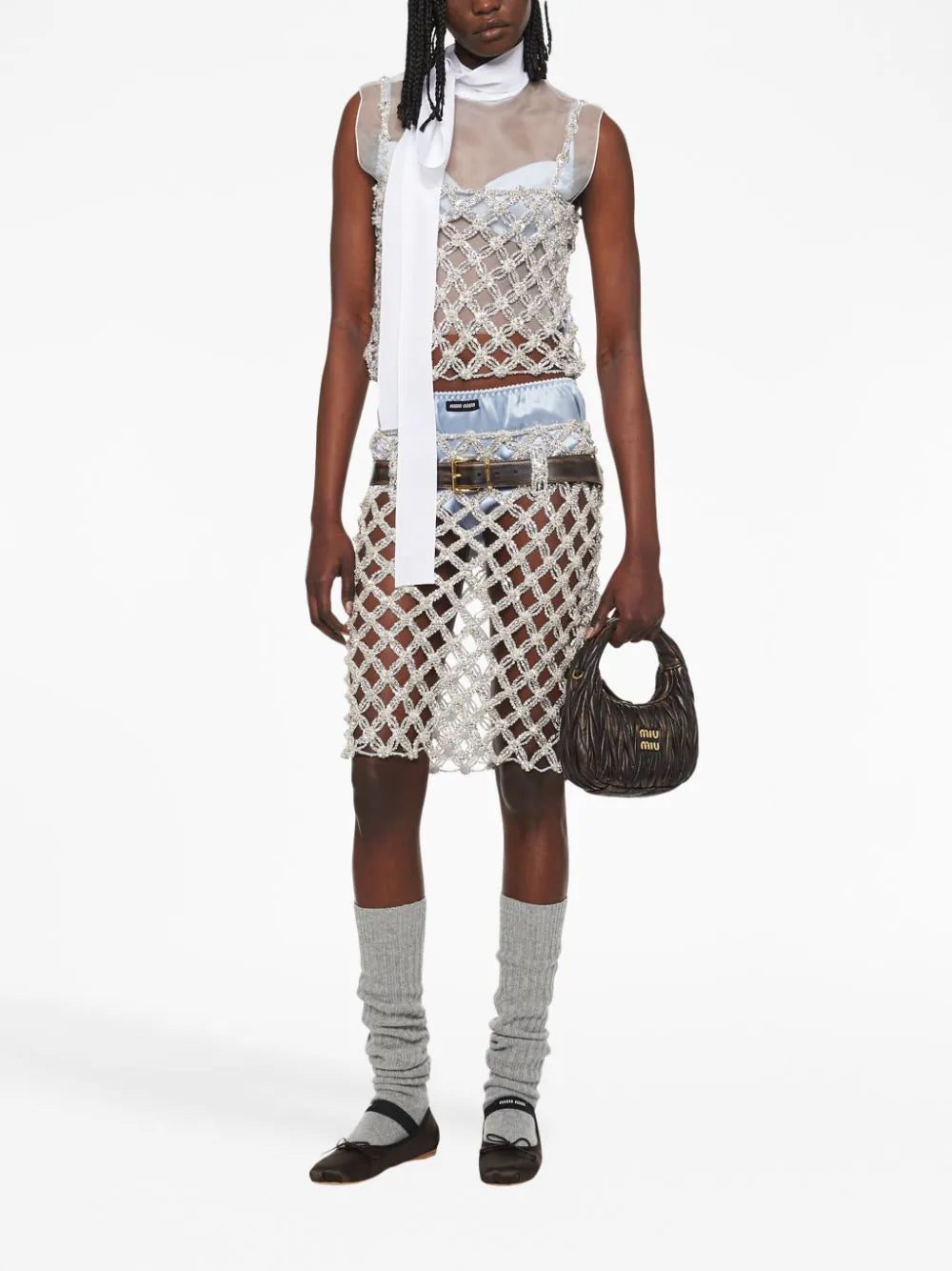 Miu Miu satin balconette bra - Image 2