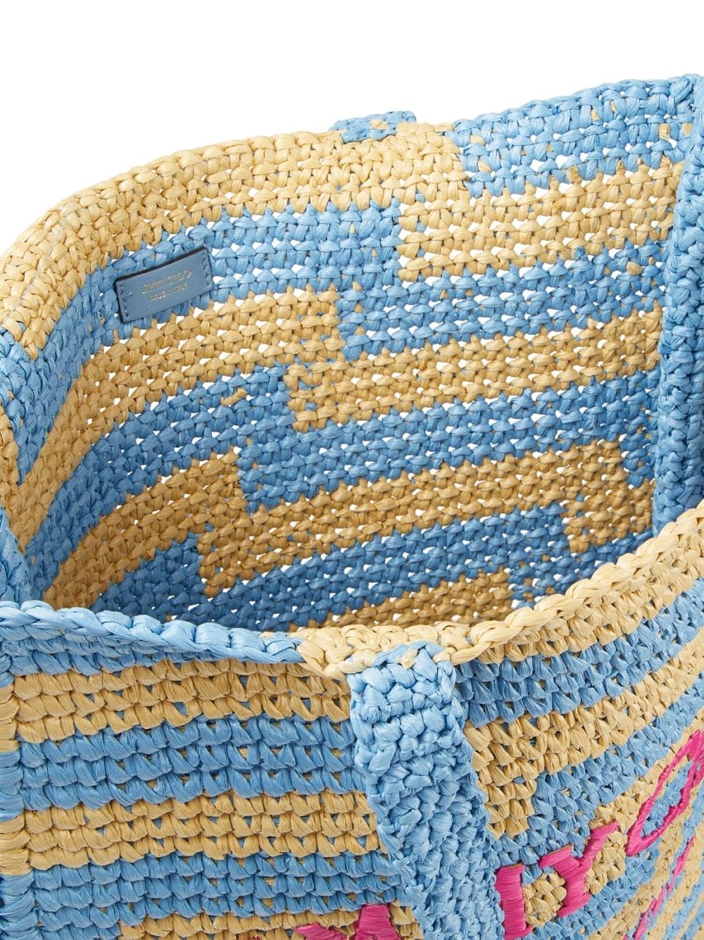 Jimmy Choo embroidered-logo tote bag - Image 5