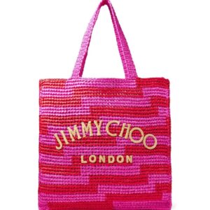 Jimmy Choo woven logo tote