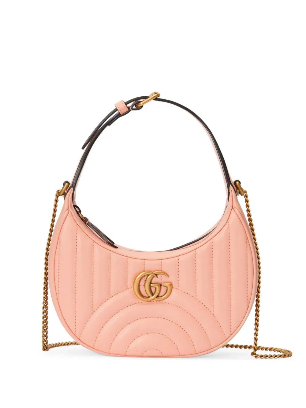 Gucci GG Marmont half-moon shaped mini bag