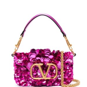 Valentino Garavani small Locò sequinned shoulder bag