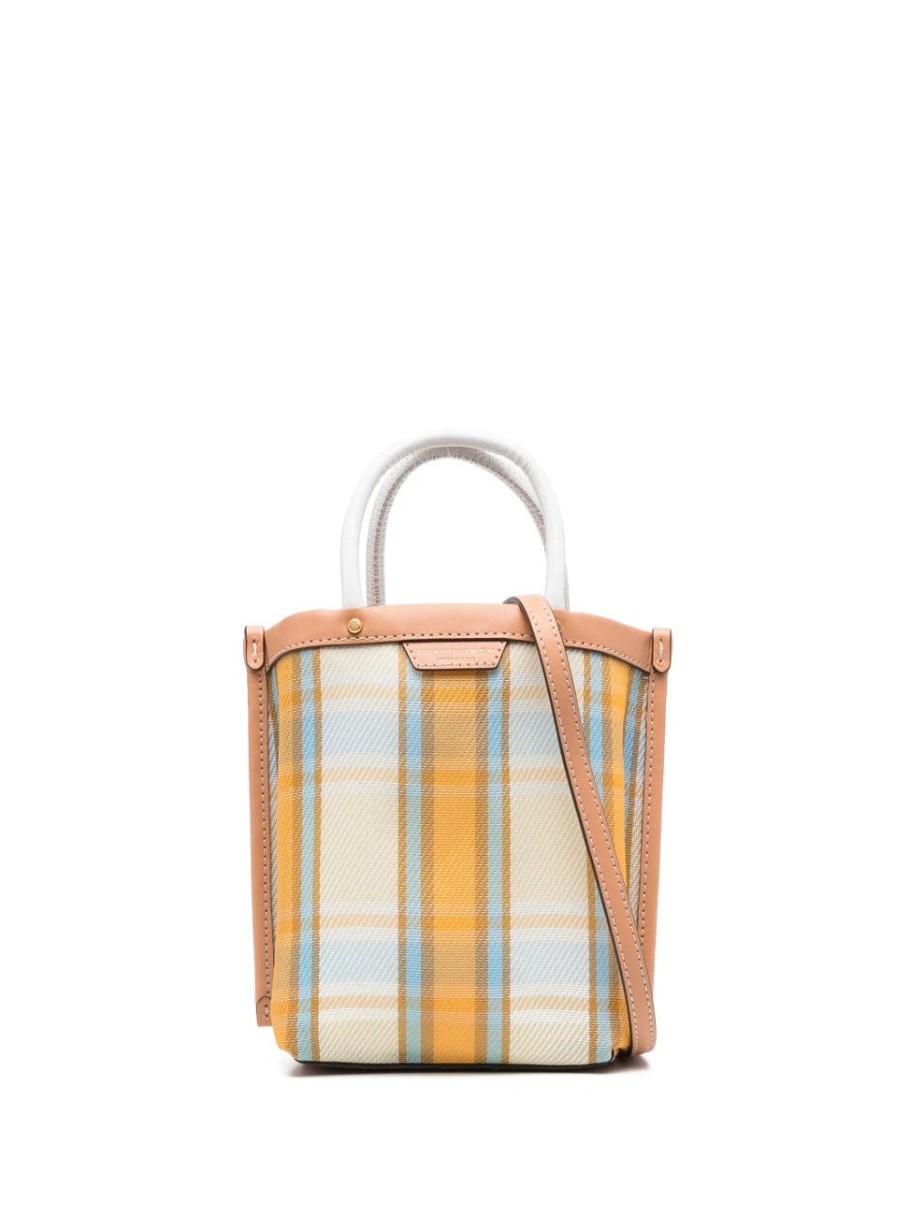 Tory Burch mini Perry check tote bag