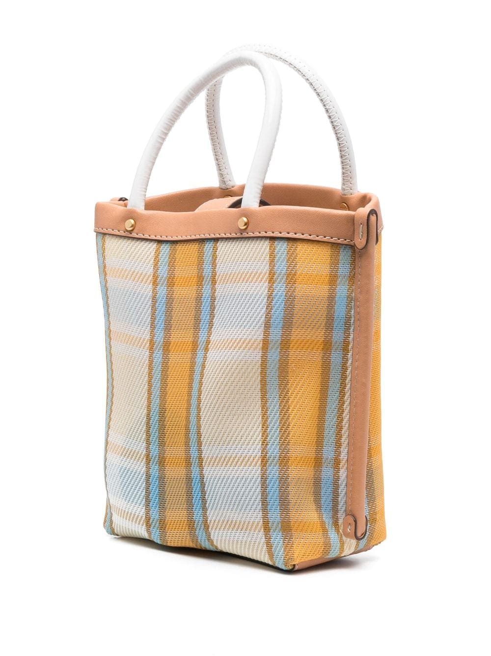 Tory Burch mini Perry check tote bag - Image 4
