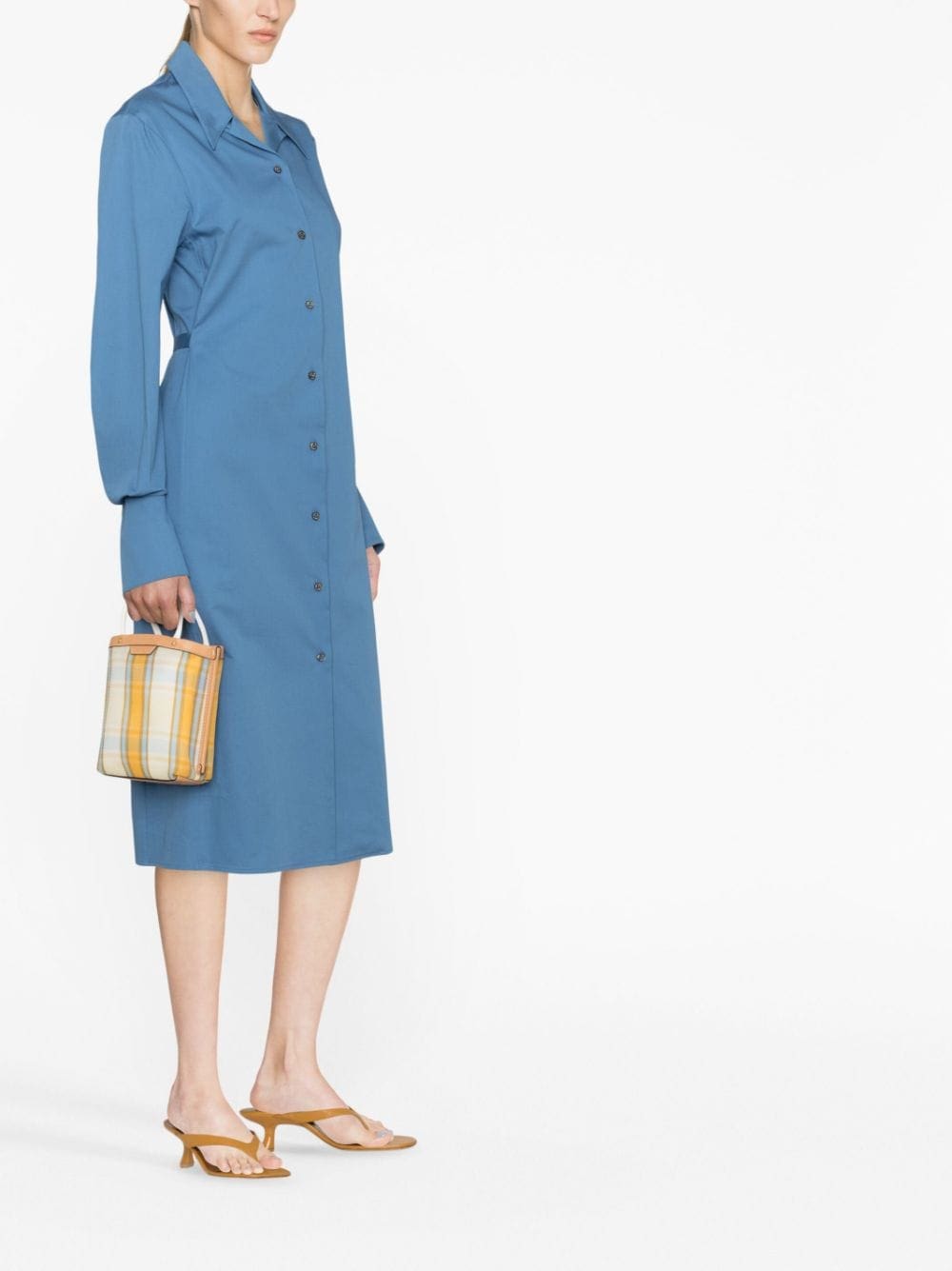 Tory Burch mini Perry check tote bag - Image 2