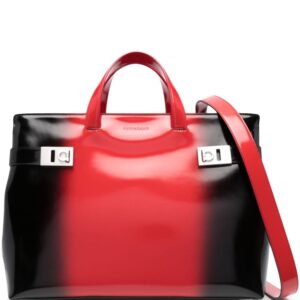 Ferragamo airbrush-effect leather tote