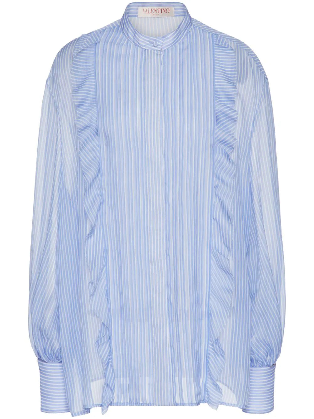 Valentino Garavani Classic Stripes chiffon shirt