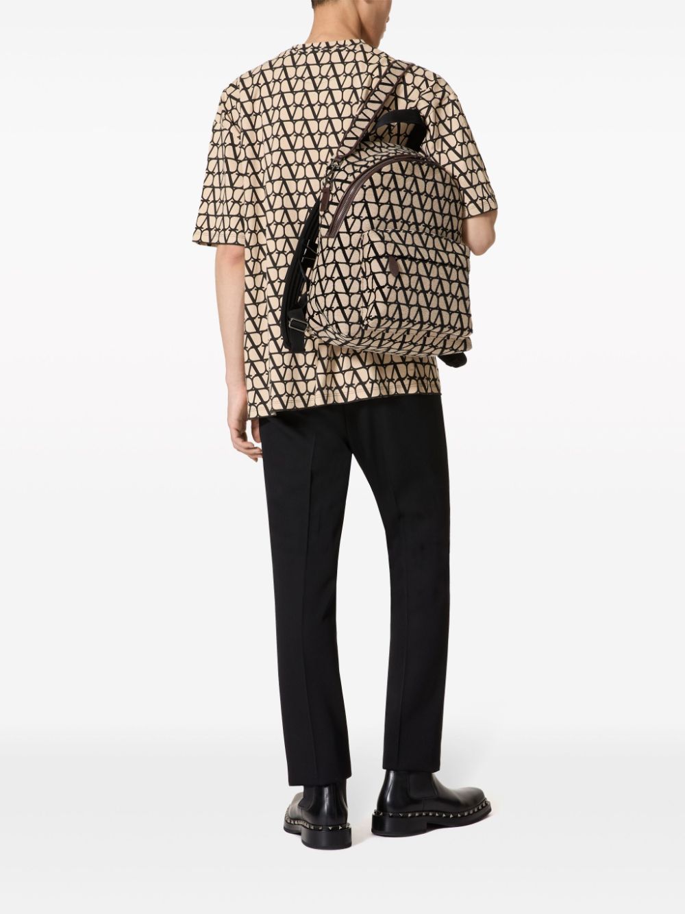 Valentino Garavani Toile Iconographe backpack - Image 2