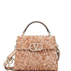 Valentino Garavani  mini VSLING sequinned crossbody bag