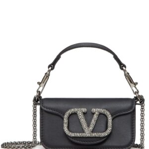 Valentino Garavani micro Locò embellished shoulder bag