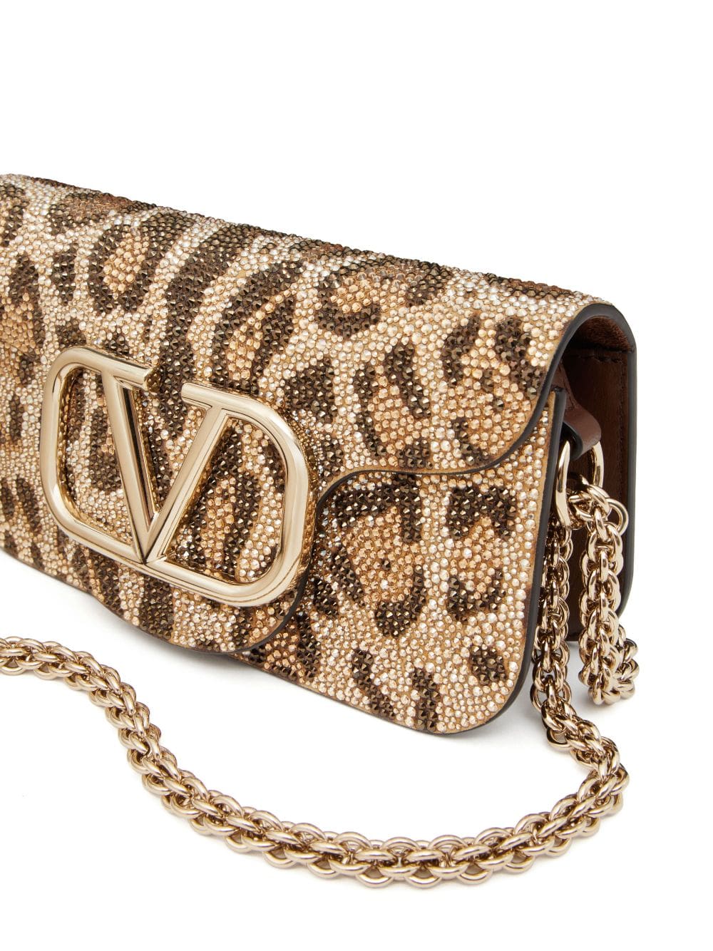 Valentino Garavani small Locò rhinestone-embellished shoulder bag - Image 5