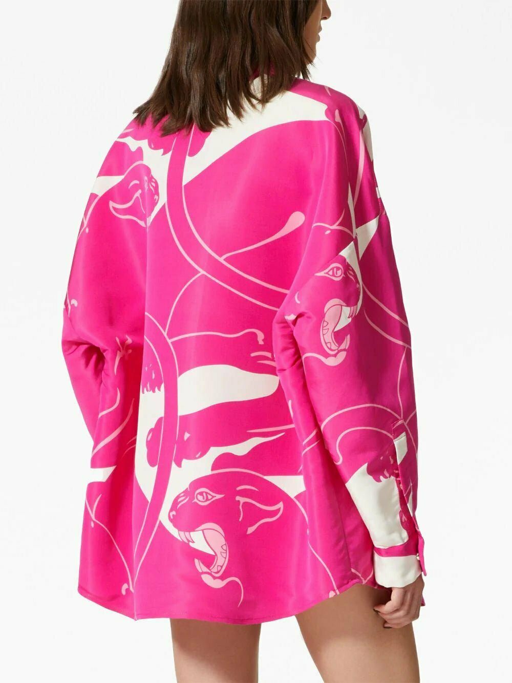 Valentino Garavani graphic-print silk shirt - Image 4