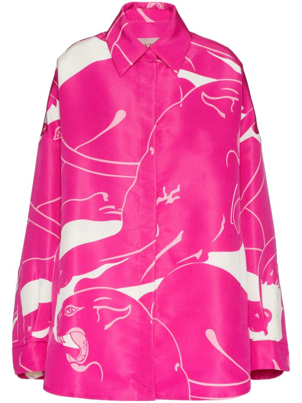 Valentino Garavani graphic-print silk shirt