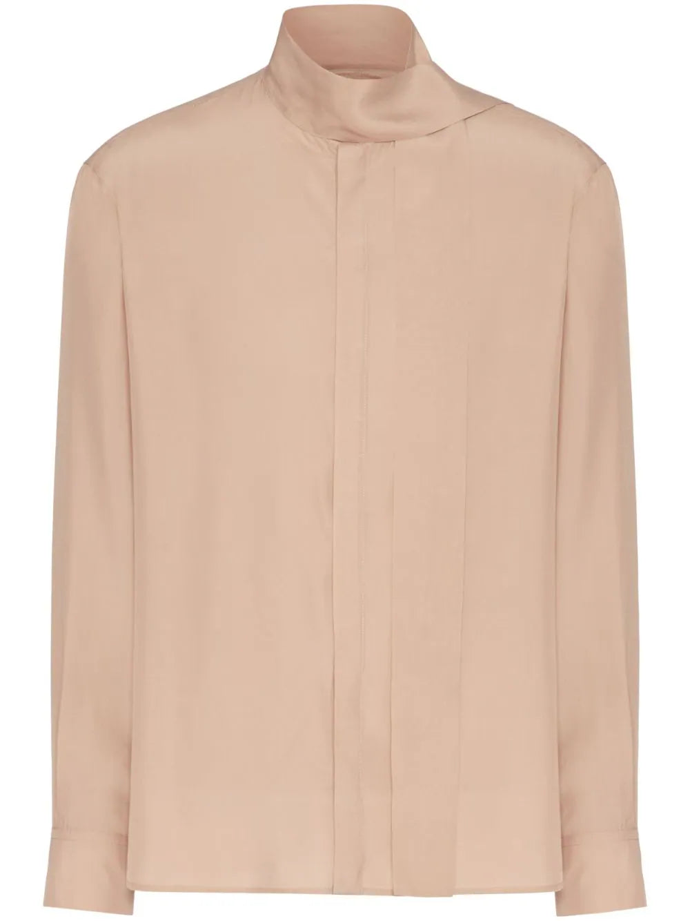 Valentino Garavani scarf-detail silk shirt