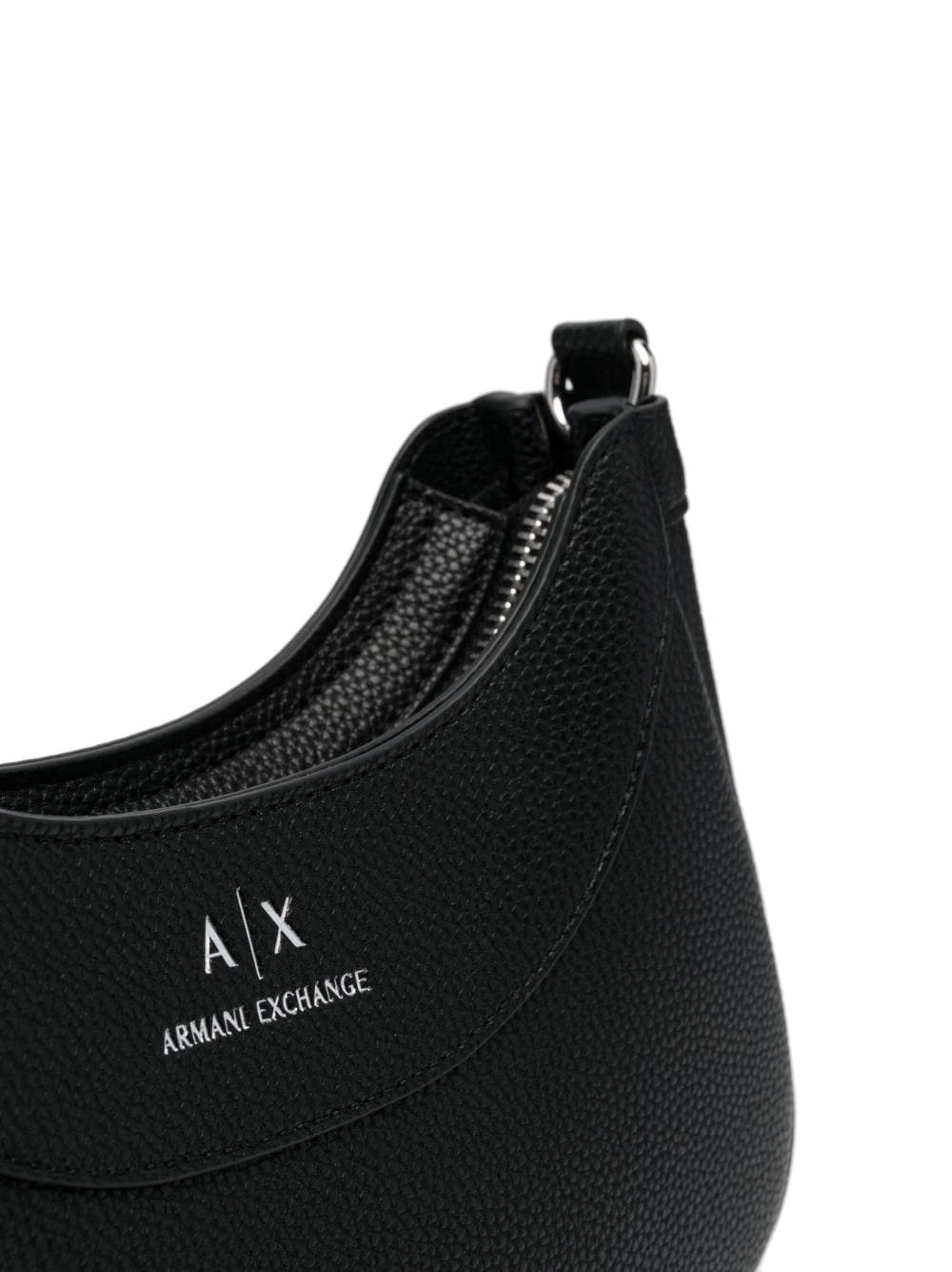 Armani Exchange debossed-logo leather crossbody bag - Image 4