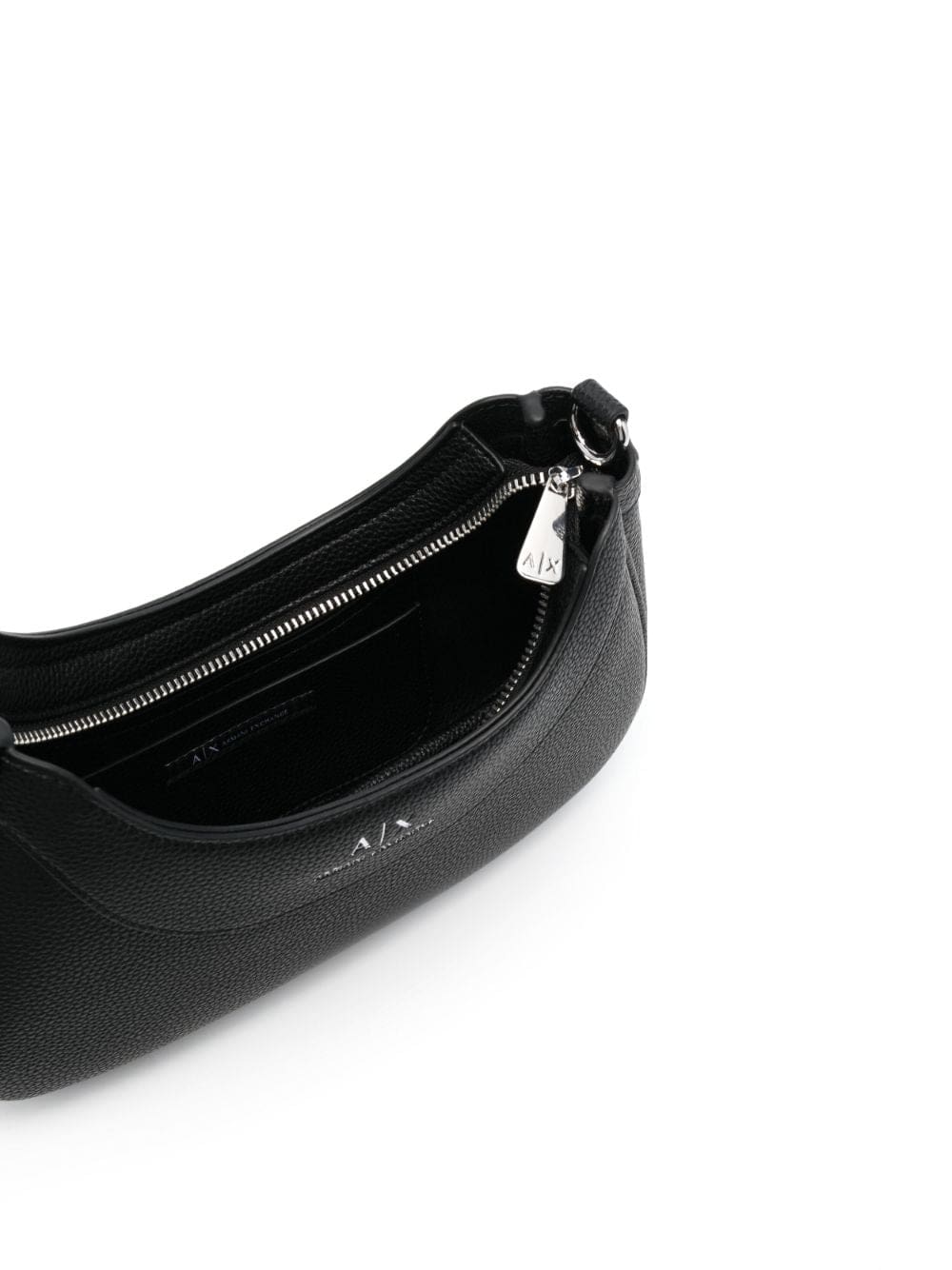 Armani Exchange debossed-logo leather crossbody bag - Image 5