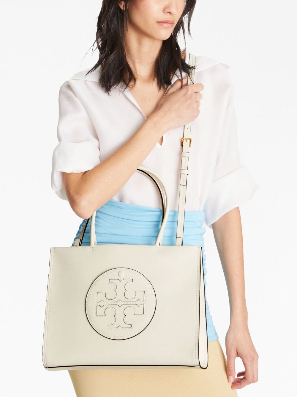 Tory Burch small Ella Bio faux-leather tote bag - Image 2