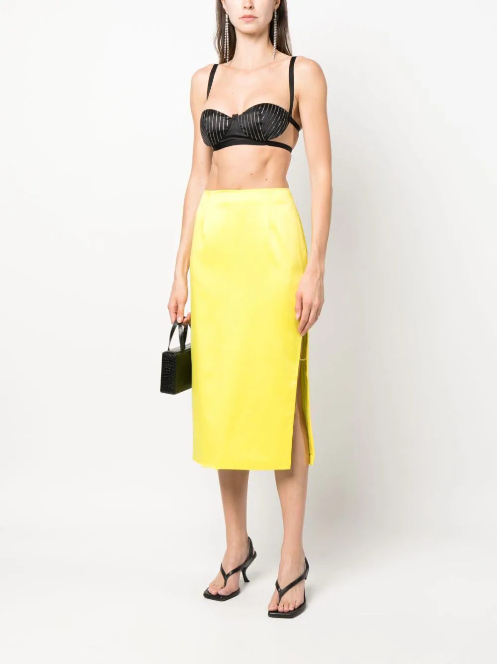 Gcds rhinestone-embellished bra top - Image 2