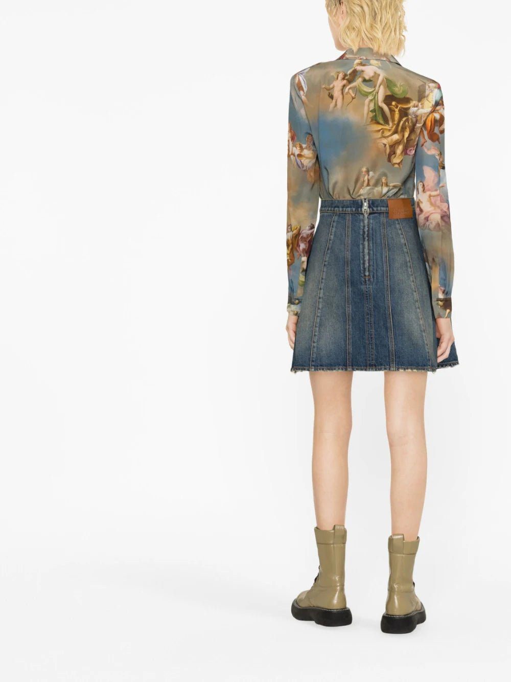 Balmain sky-print silk shirt - Image 3